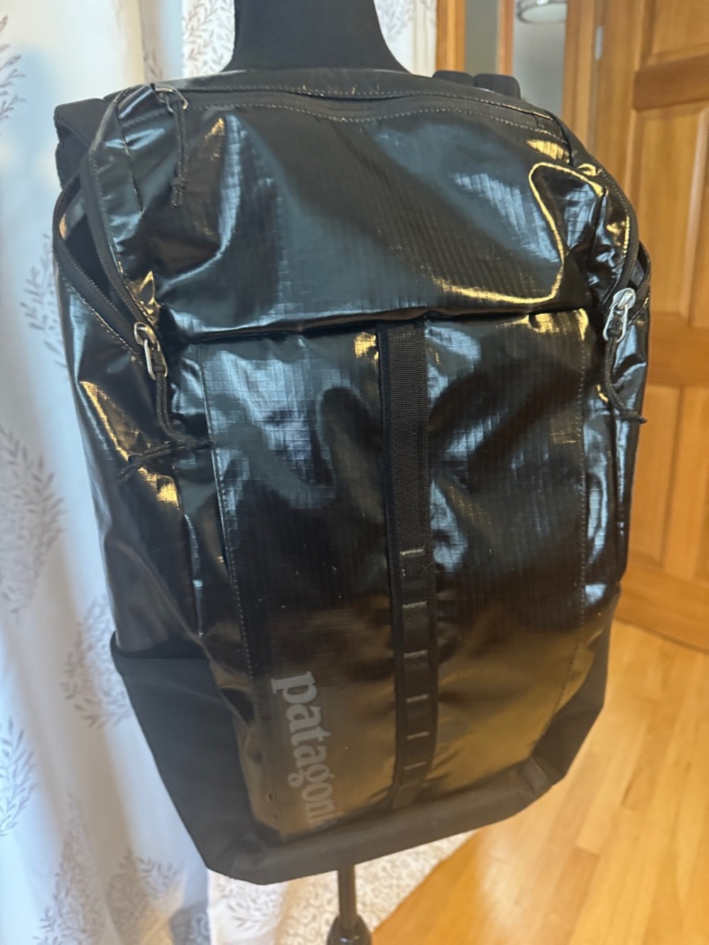 Patagonia Glossy Black Waterproof Daypack
